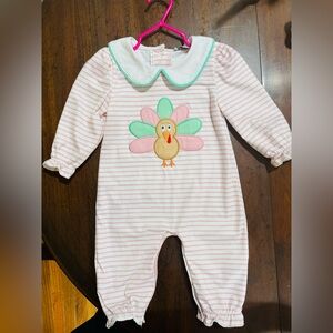 Abby & Eve smocked turkey bubble